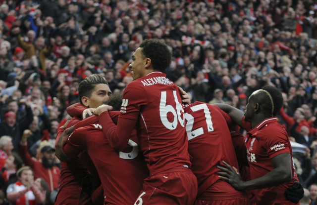  曼城天王山战役失利榜首易主利物浦  